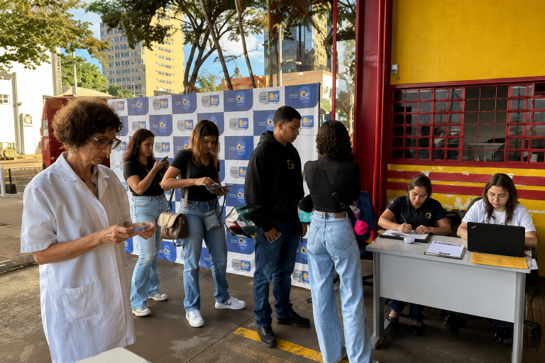 Drive-thru da SES aplica mais de 10 mil doses contra gripe